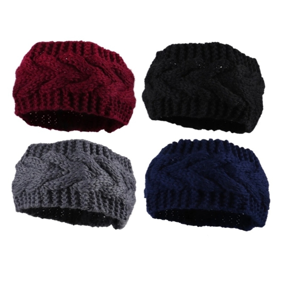 Accessories - 4pcs Knitted Headbands